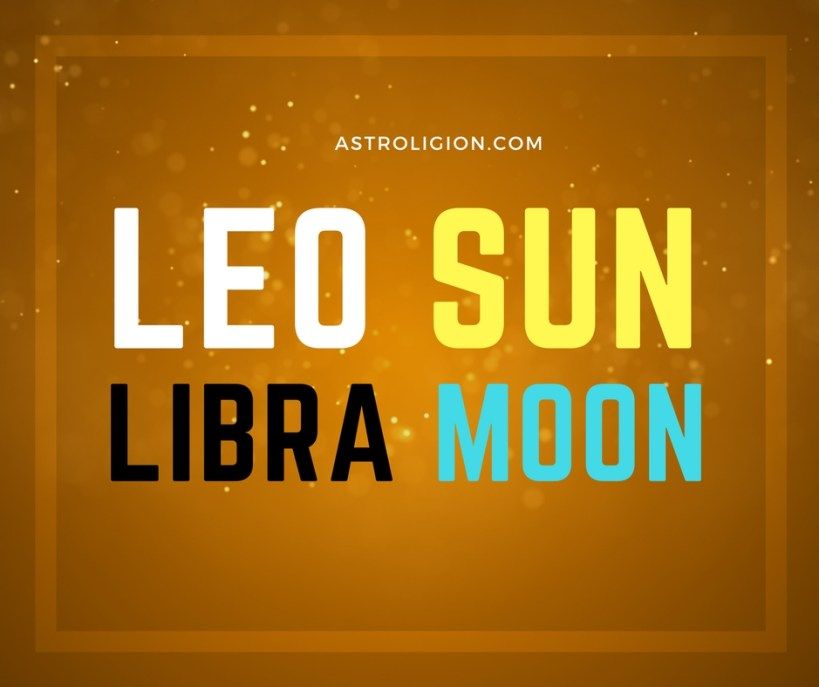 Leo Sun Libra چاند شخصیت۔