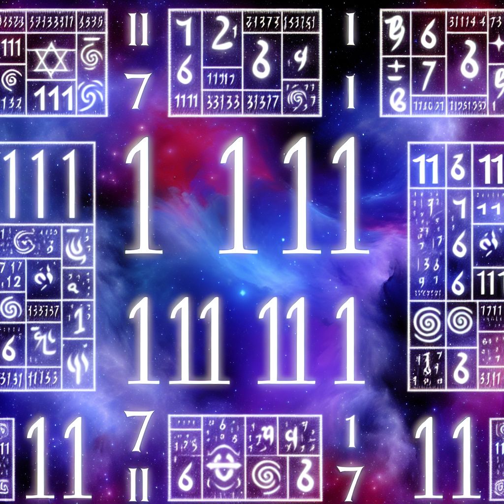 Numerología y simbolismo de 1111.