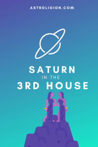 Saturno en la casa 3 pinterest