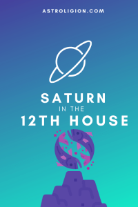 Saturno en la casa 12 pinterest