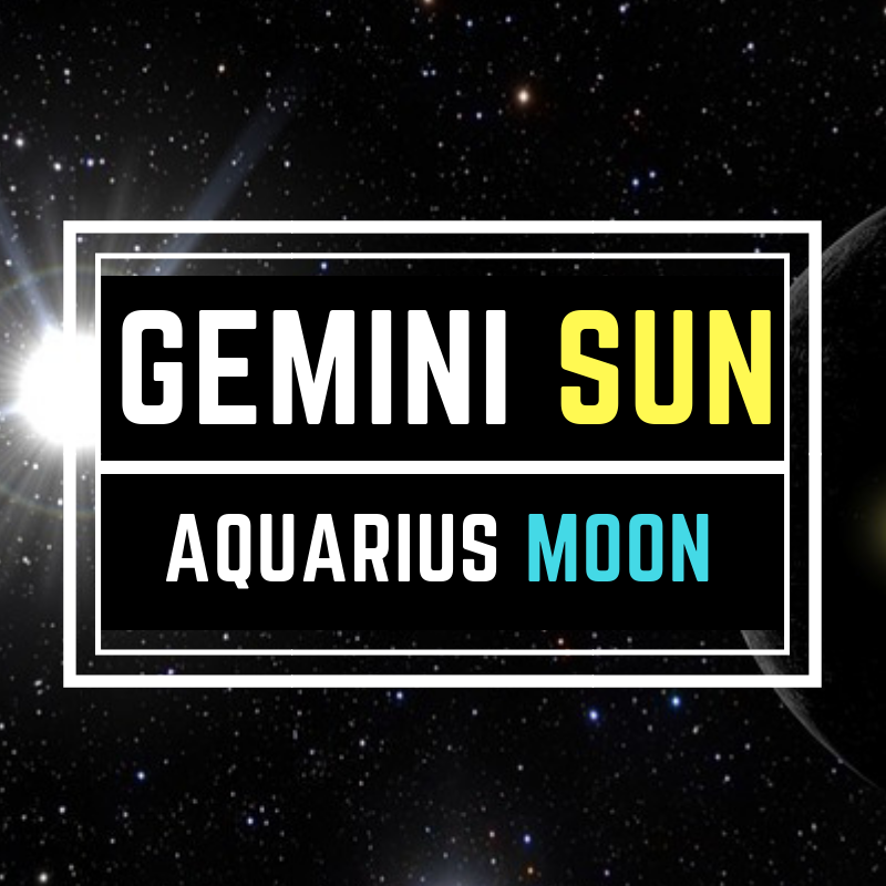Osobnost Gemini Sun Aquarius Moon