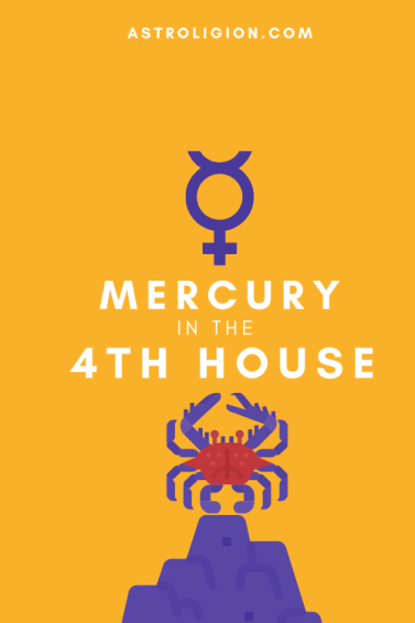 mercury sa 4th house pinterest