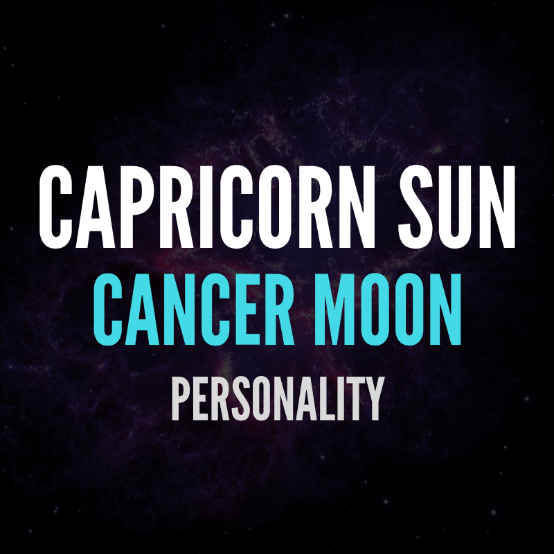 Capricorn Sun Cancer Moon Personalitate