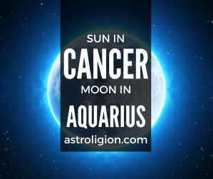 Cancer Sun Aquarius Moon Personality