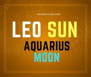 Leo Sol Acuario Luna