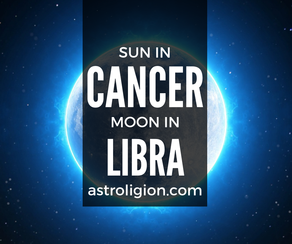 Rakovina Sun Libra Moon Osobnost
