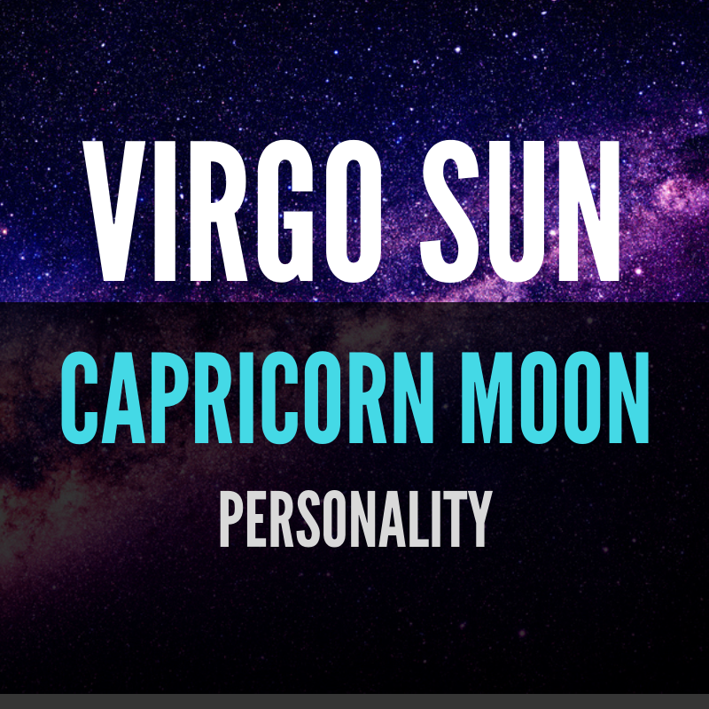 Virgo Sol Capricornio Luna Personalidad
