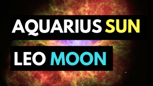 ירח AQUARIUS SUN SCORPIO