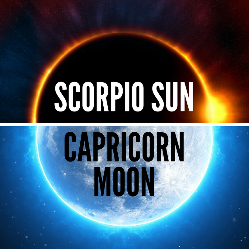 Scorpio Sun Kepribadian Capricorn Bulan