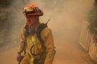 Račun na terenu o požarih v Kaliforniji