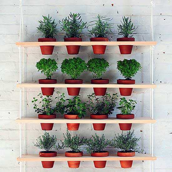 9 DIY vertikálnych záhrad pre lepšie bylinky