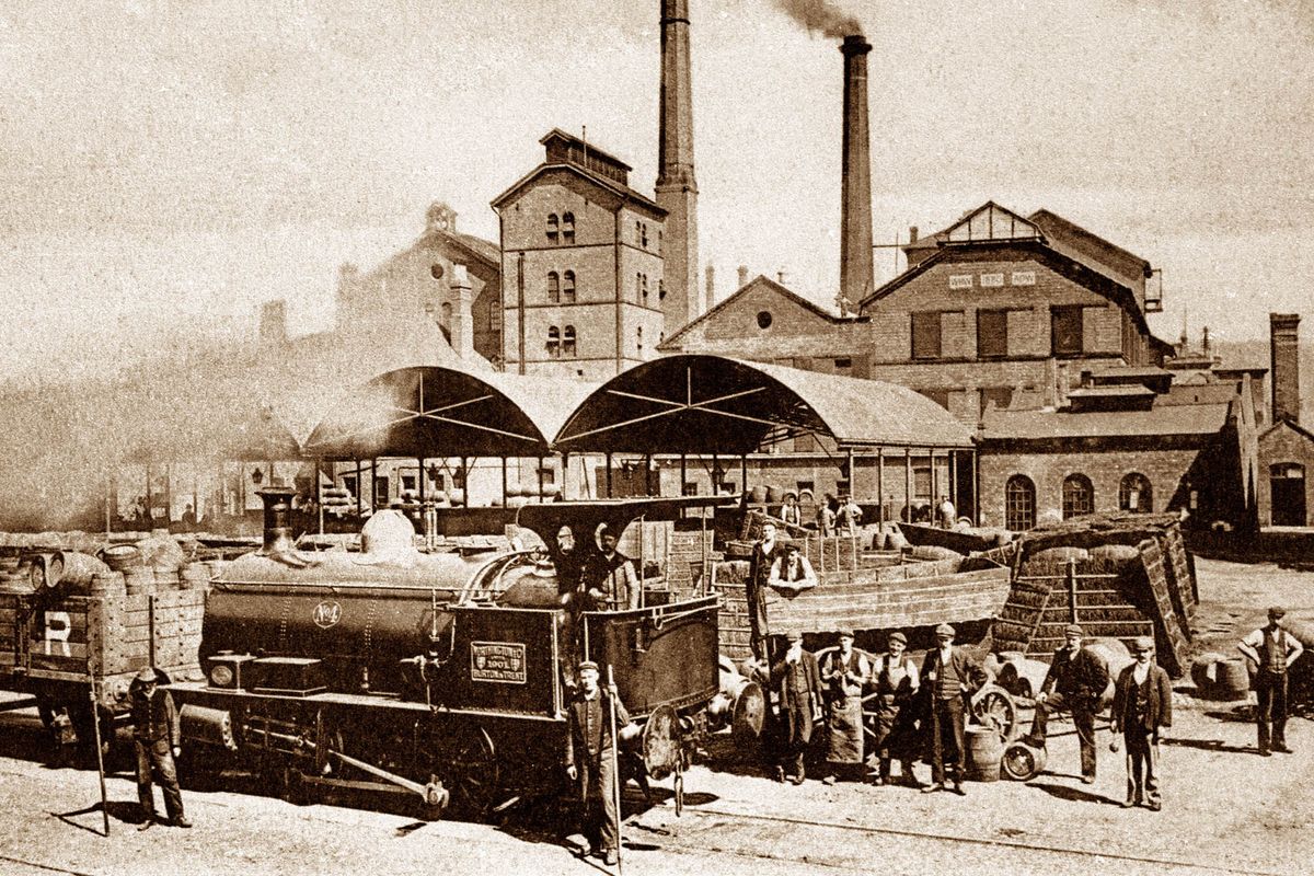 Burton-on-Trent v začetku 19. stoletja