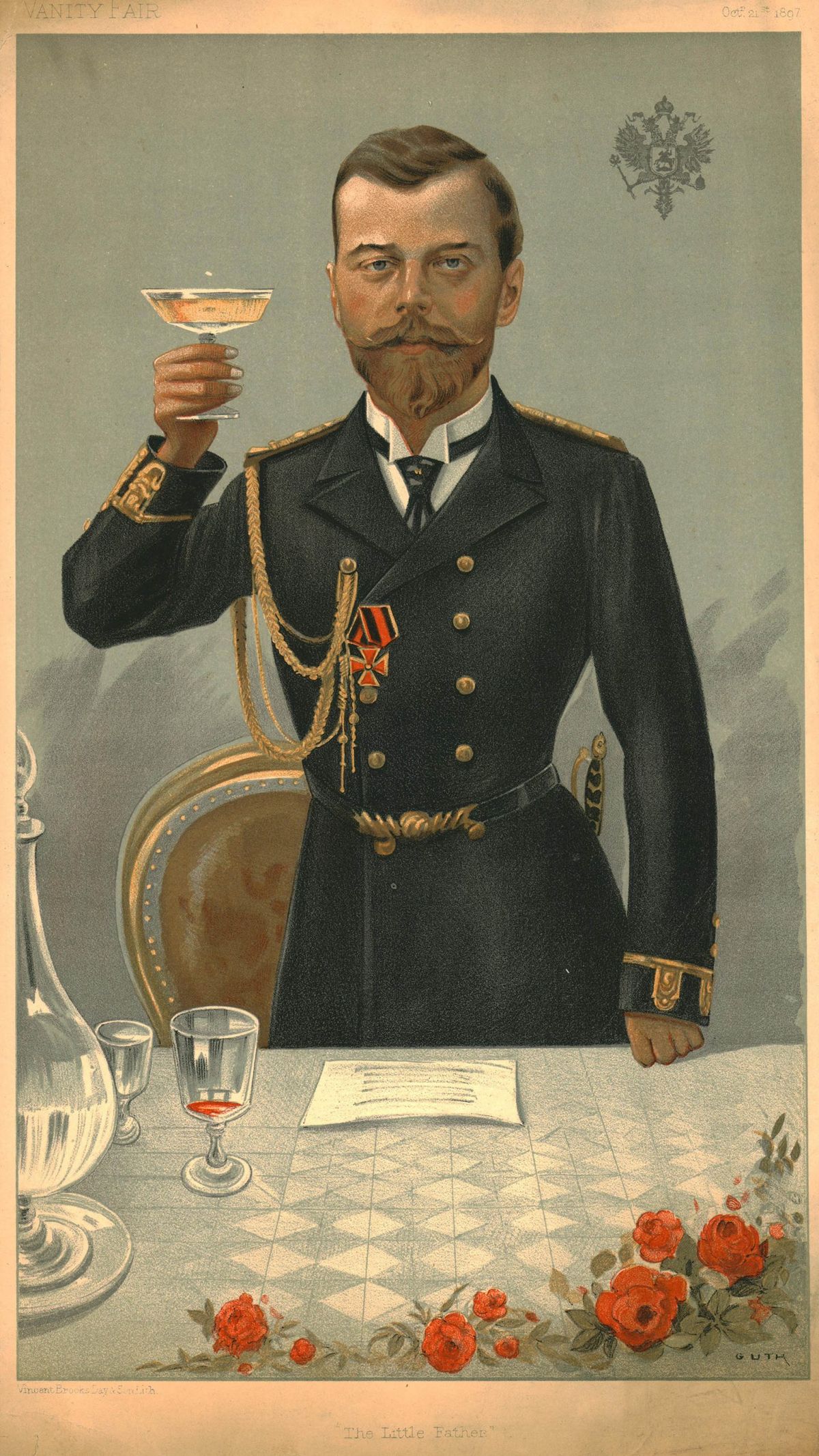 Porträt von Zar Nikolaus II