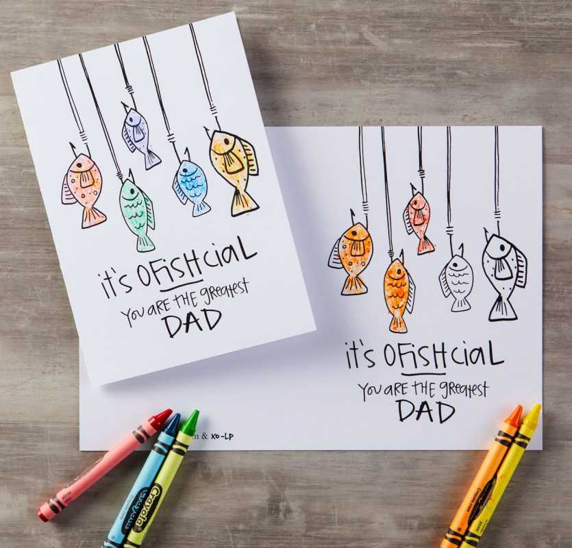 11 gratis afdrukbare Vaderdagkaarten die papa graag zal ontvangen