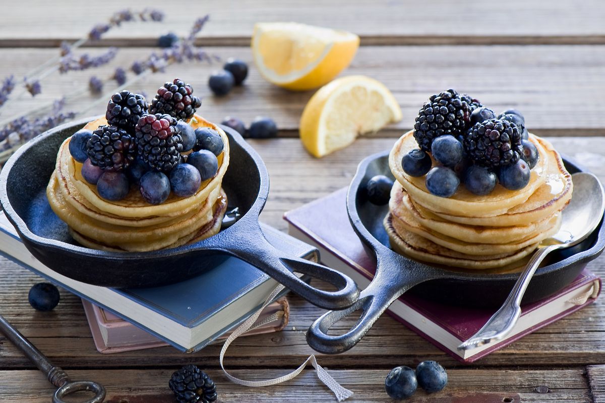 Pancake Blueberry Lemon-Ricotta