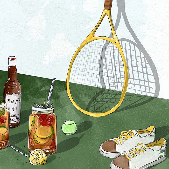 Einmachgläser, die man beim Tennisspielen gut mitnehmen kann.