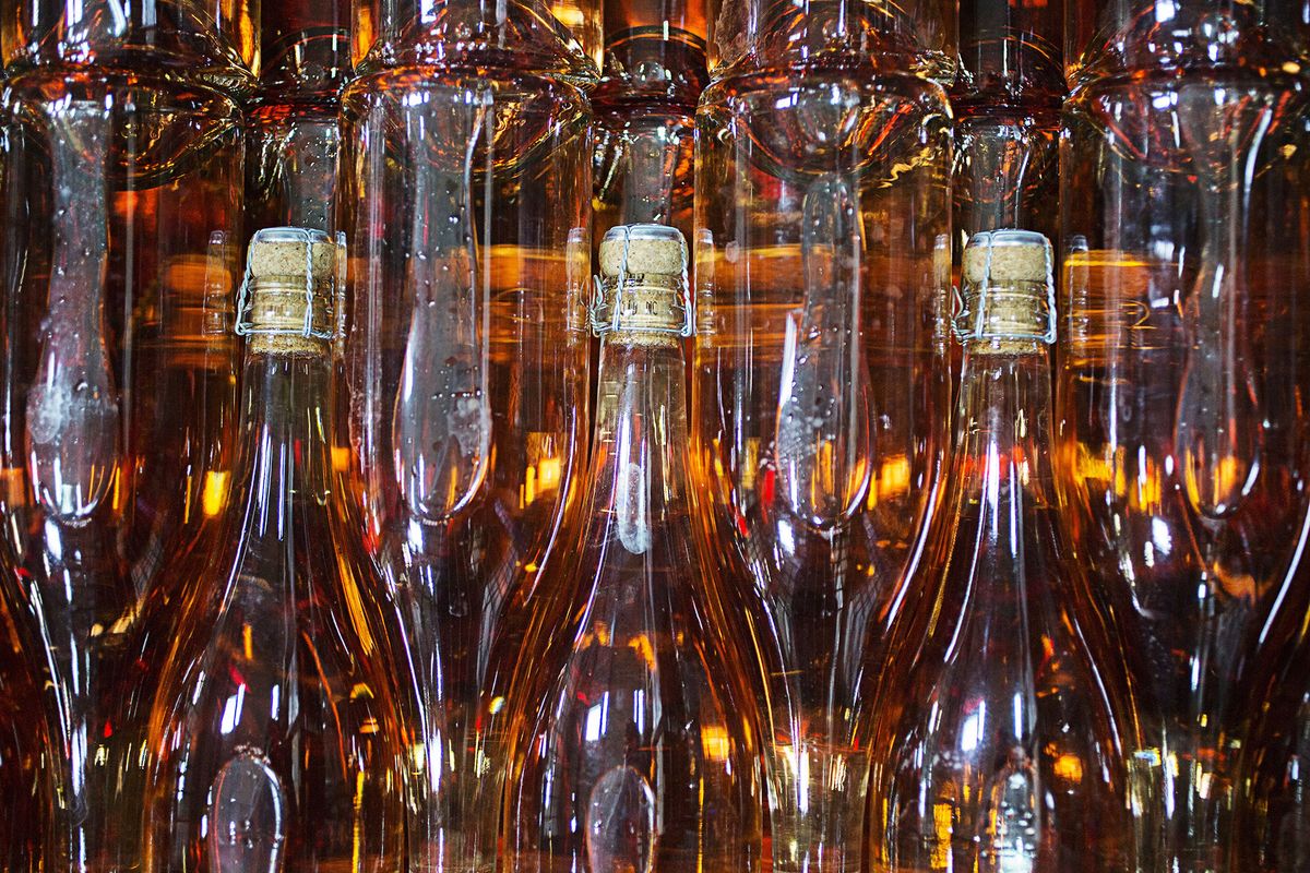 Botellas de vino espumoso Sektflaschen