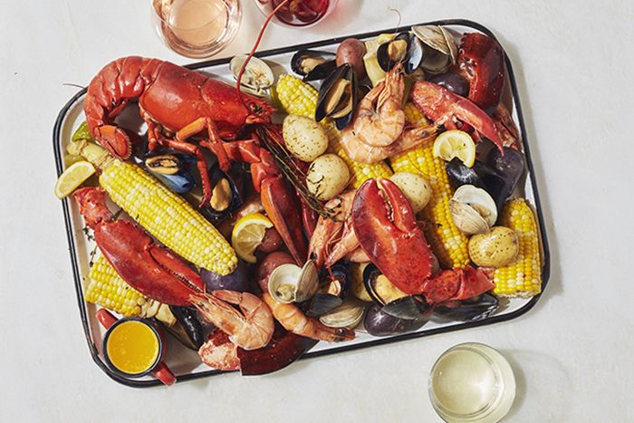 En traditionell New England One-Pot Clambake
