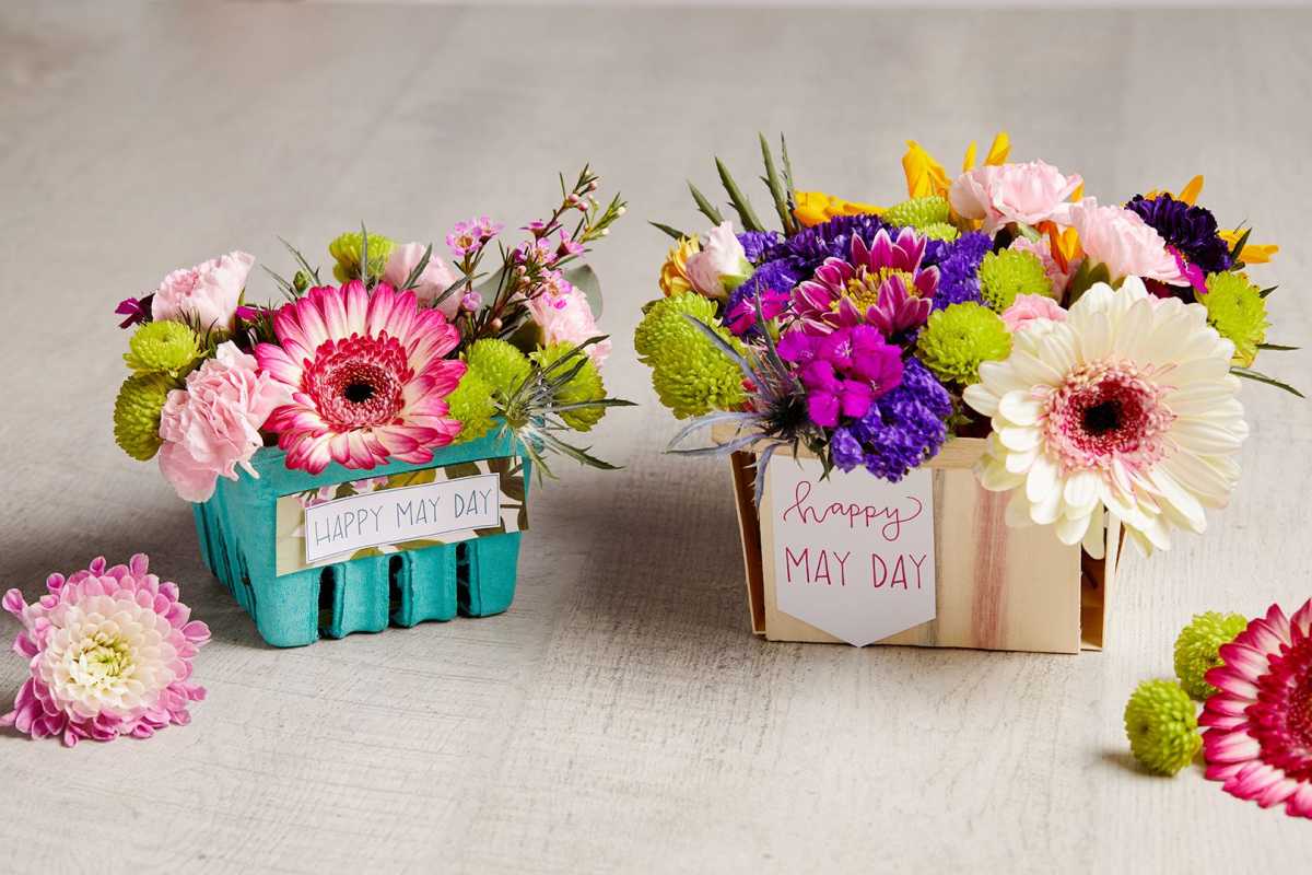 Estas divertidas cestas do primeiro de maio serão sua nova tradição de primavera
