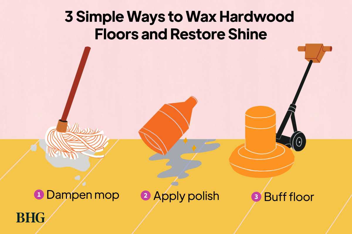Как да восъкаме дървените подове, за да възвърнем блясъка