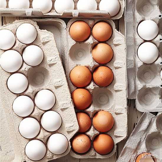 La información que necesita para sustituir huevos de diferentes tamaños entre sí
