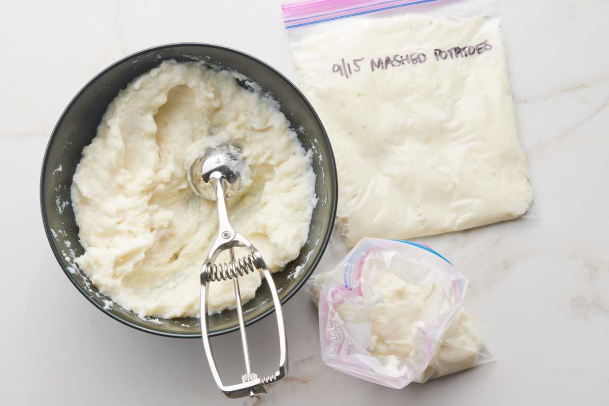 Можно ли заморозить картофельное пюре, если осталось много остатков?