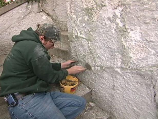 Conjunt ràpid de formigó utilitzat per pegar parets de maçoneria