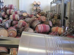 Vinska industrija Čila je bila ranjena (vendar v veliki meri prihranjena) zaradi močnega potresa