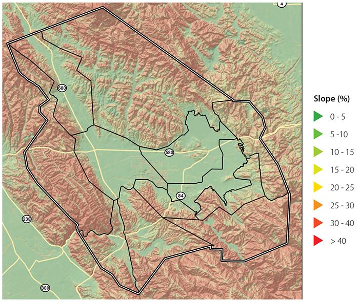 Livermore Topography and Soils