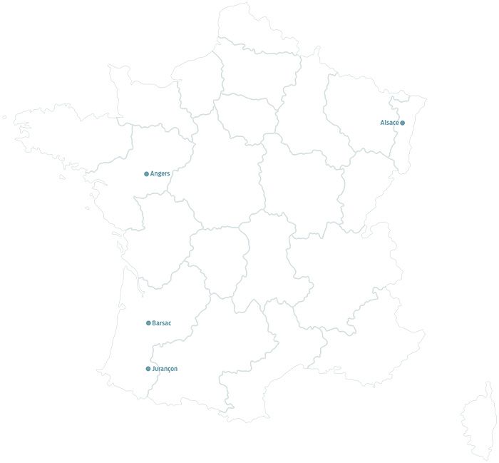 Mapa Francúzska