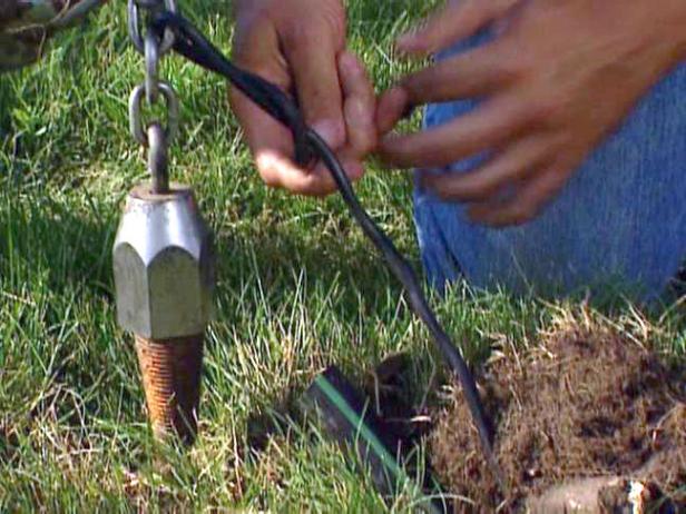 installazione delle testine degli irrigatori