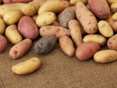 Anbau von weißen Kartoffeln