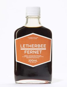 Letherbee Fernet, произведено в Чикаго, Илинойс