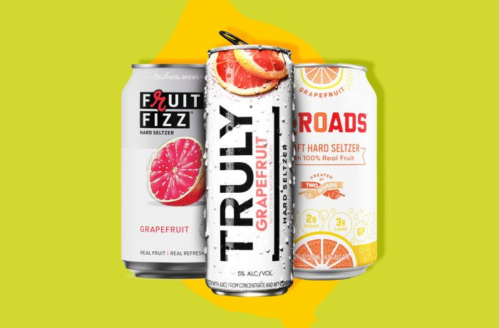 Ar Citrus Hard Seltzer, Real Fruit nodrošina kokteiļiem līdzīgu garšu