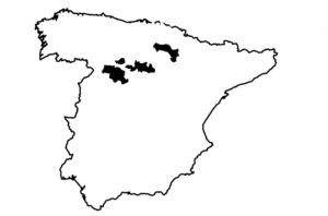 Карта на Северна Централна Испания