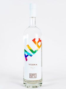 „Albandy Distilling Co Pride“ degtinės butelis
