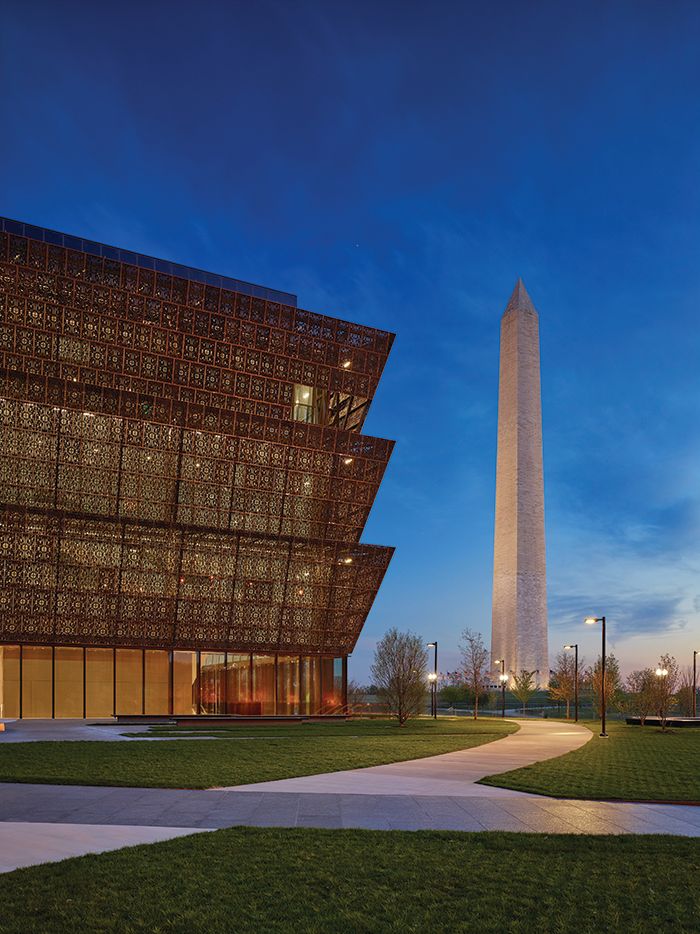 Yakın zamanda açılan Ulusal Afro-Amerikan Tarihi ve Kültürü Müzesi