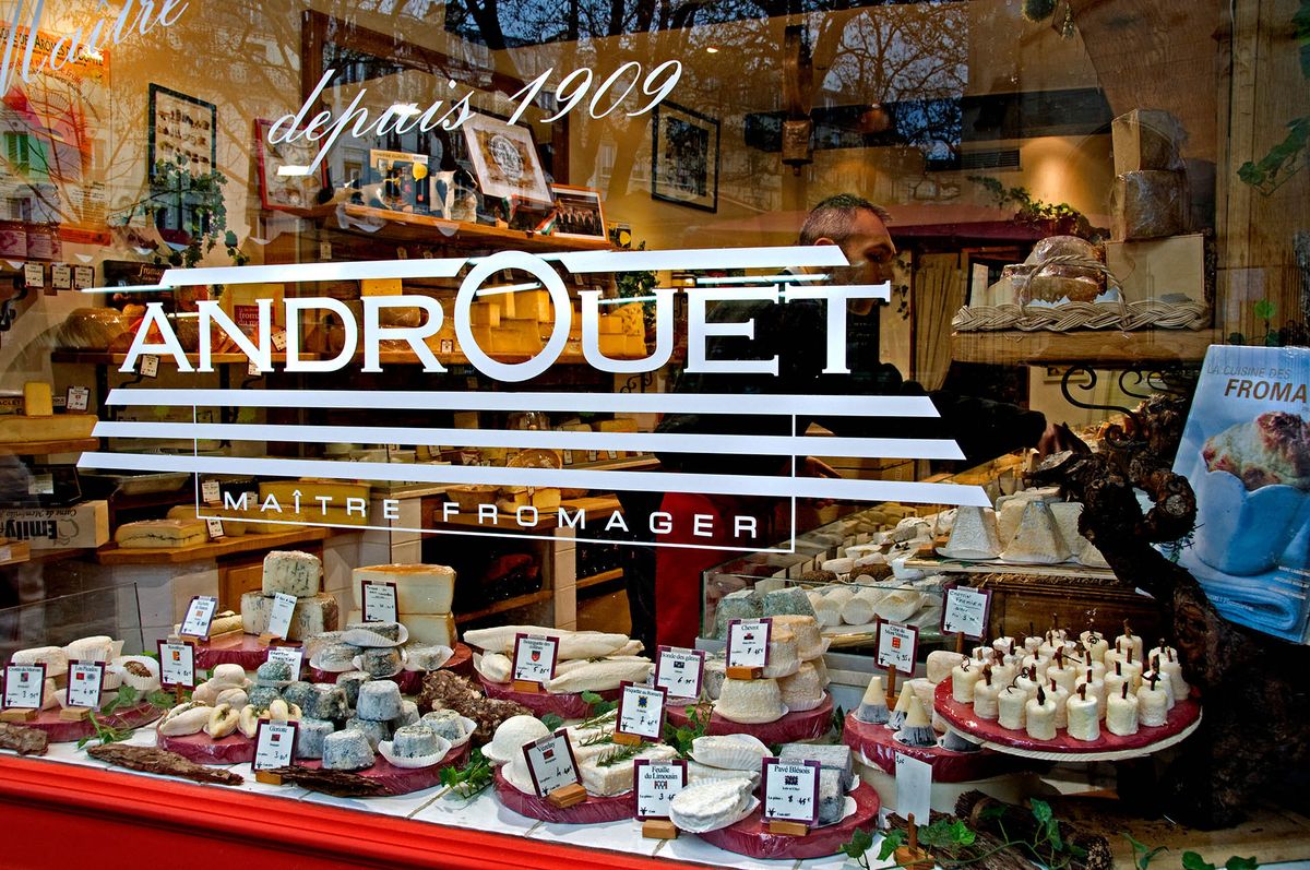 Trgovina sira Androuet v Parizu