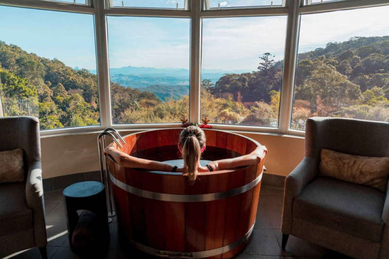   Vinotherapy Ritual, Lost World Spa v O'Reilly's Rainforest Retreat: Canungra, Queensland
