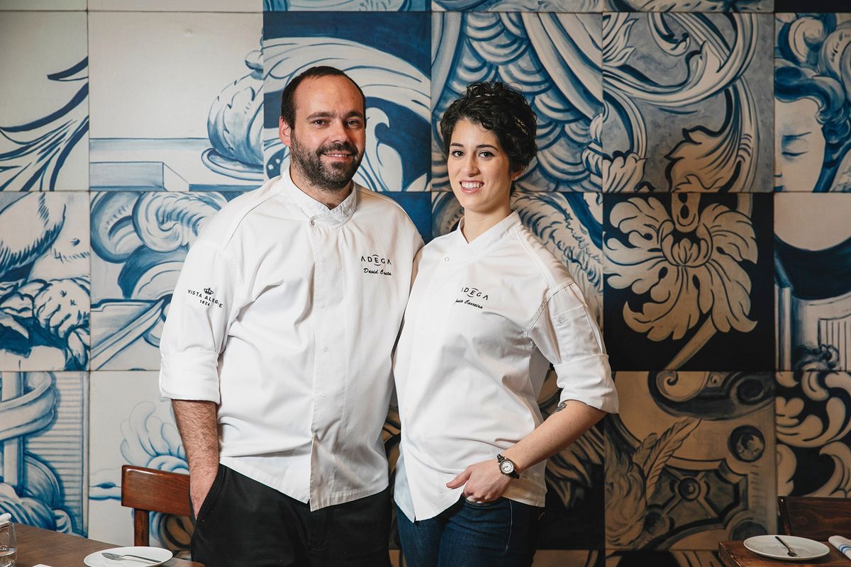 Chefs / propietarios David Costa y Jessica Carreira