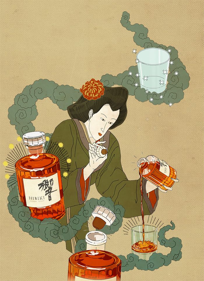 Wie man japanischen Whisky einschenkt