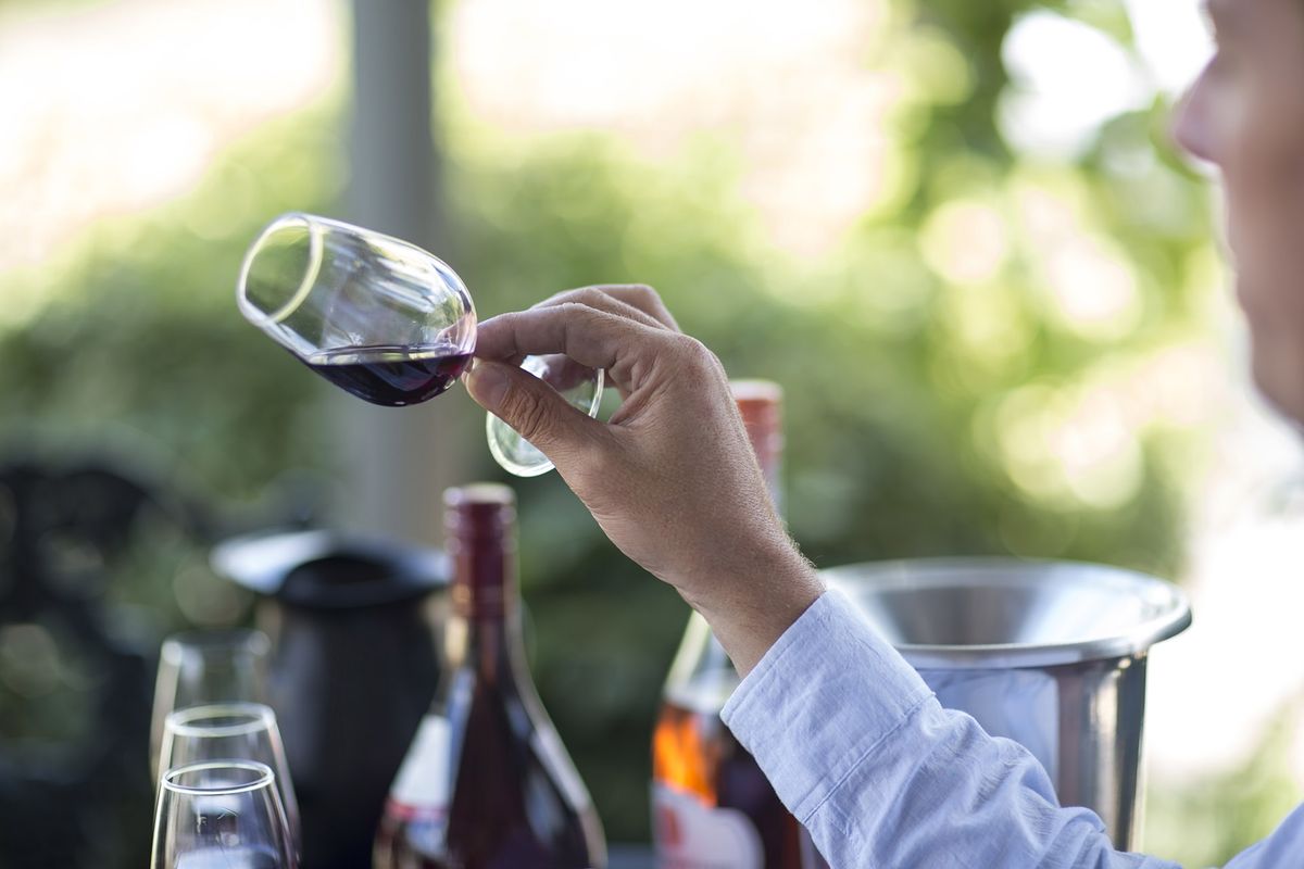 Sprawdzenie wina i degustacja wina