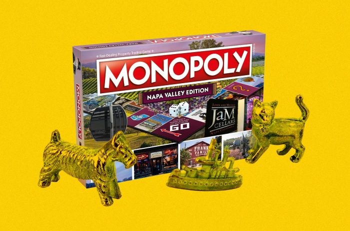 Napa Valley tiene oficialmente su propia junta de Monopoly