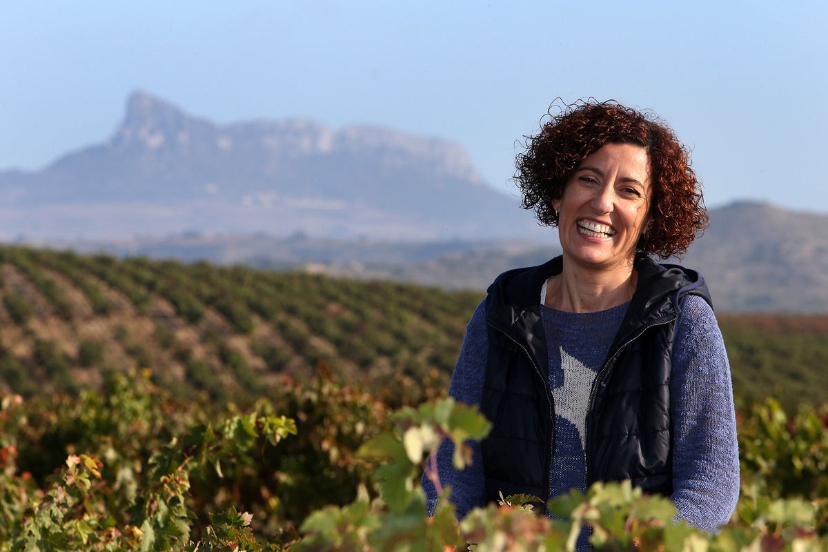 María Barúa, vinmakare för Bodegas LAN / Foto av Juan Marin