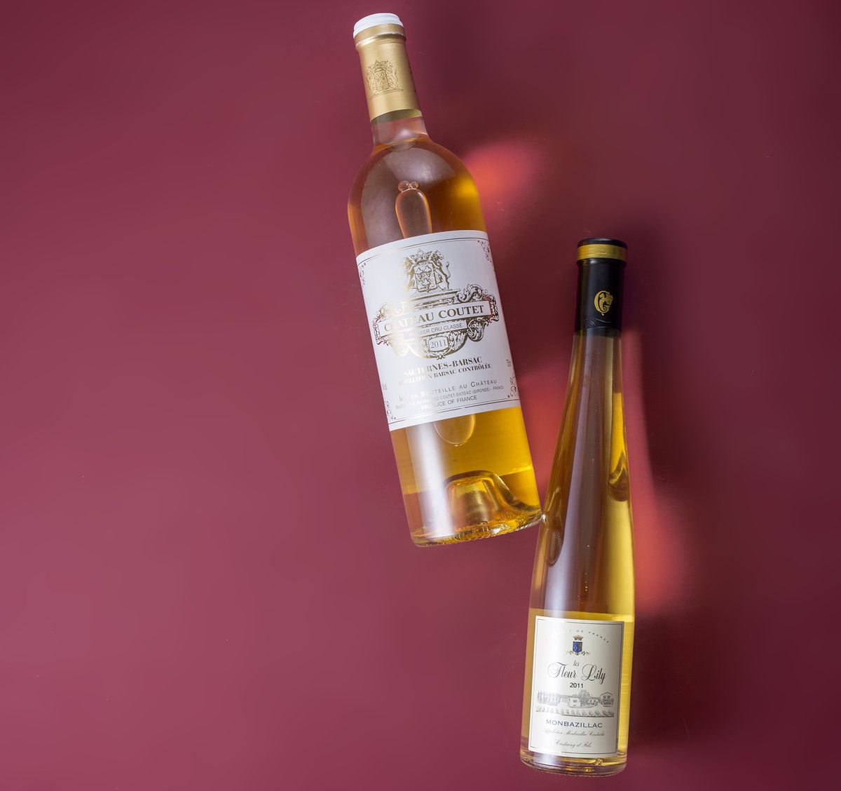 A Sauternes és a Monbazillac botriszta borok Franciaországból származnak