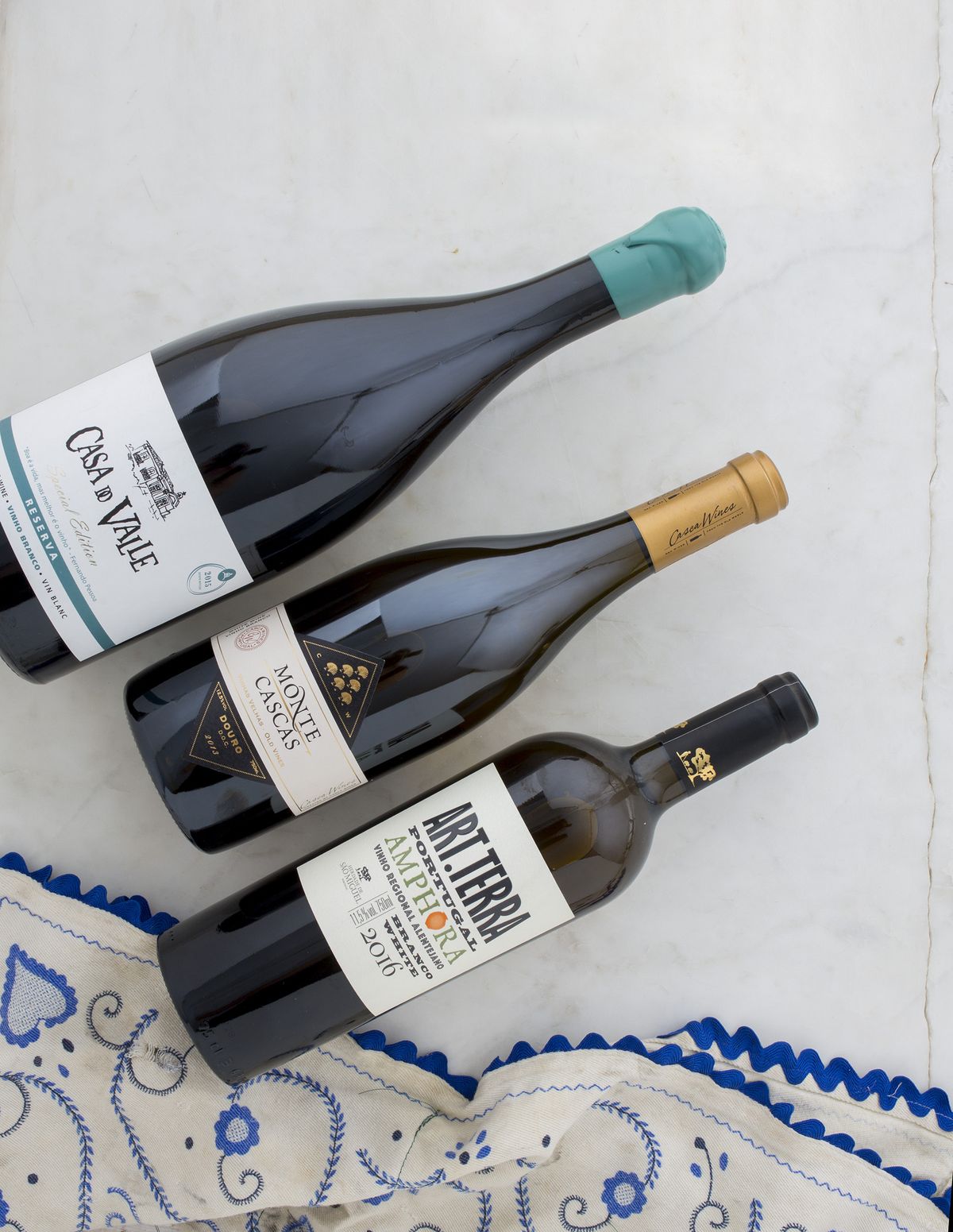 Lätta vita viner från Portugal.