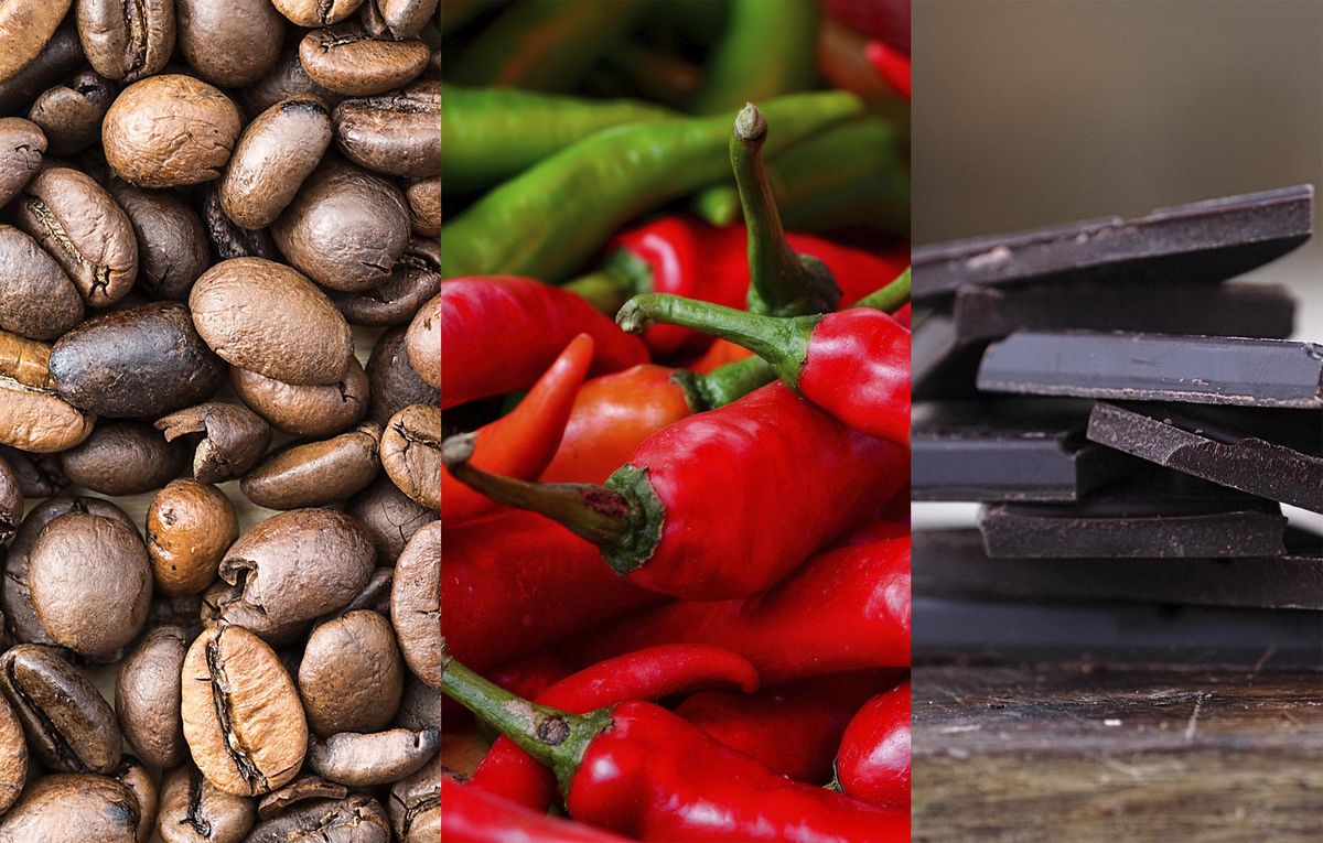 Tarp maisto produktų, kurie nepatinka vadinamiesiems supermaistininkams, kartūs ir aštrūs ingredientai, tokie kaip kava, čili pipirai ir juodasis šokoladas / „Getty“
